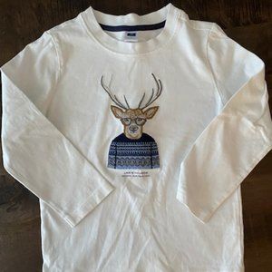 Janie & Jack Reindeer Tee